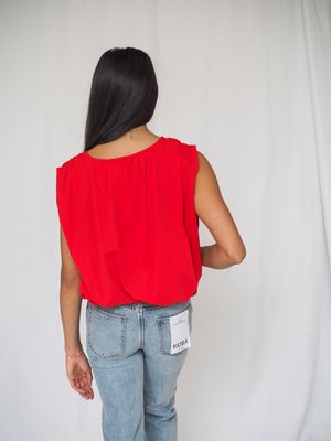 Gwyn Blouse in Chili