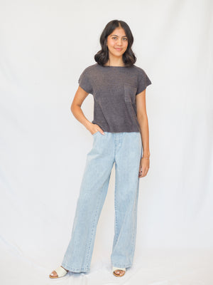 Rooney Wide Leg Denim Pants