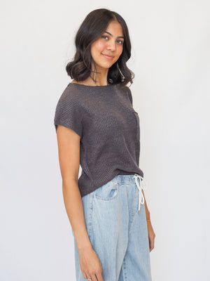 Dolman Patch Pocket Boxy Knit - 5 Colors