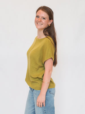 Palmer Cap Sleeve Sweater Top - 2 Colors