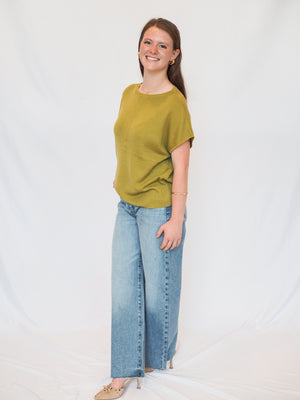 Palmer Cap Sleeve Sweater Top - 2 Colors