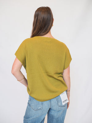 Palmer Cap Sleeve Sweater Top - 2 Colors