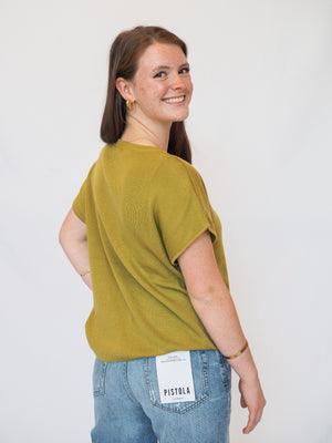 Palmer Cap Sleeve Sweater Top - 2 Colors