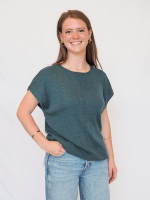 Palmer Cap Sleeve Sweater Top - 2 Colors
