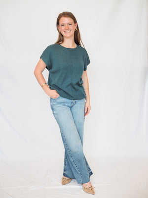 Palmer Cap Sleeve Sweater Top - 2 Colors