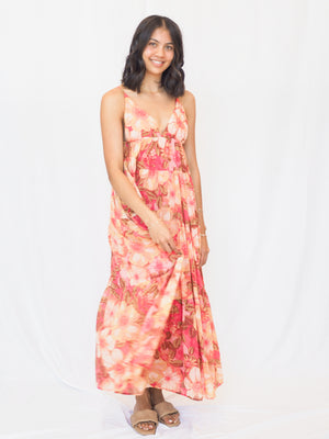 Miranda Dress in Coral