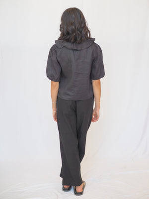 Rayne Pull on Pant in Black