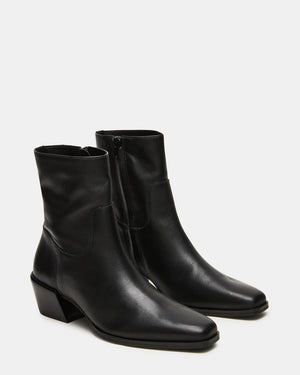 Steve Madden Daney Black Leather Boot