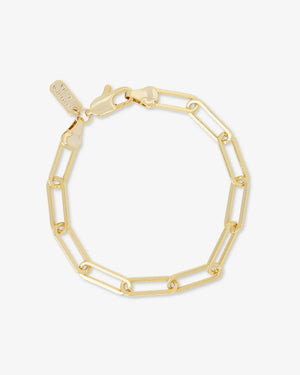 Melinda Maria Samantha Chain Link Gold Bracelet