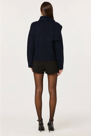 Astr the Label JACKELINE Navy Cardigan Sweater