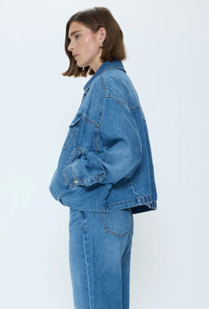 Pistola Bibi Denim Jacket in Heartfelt