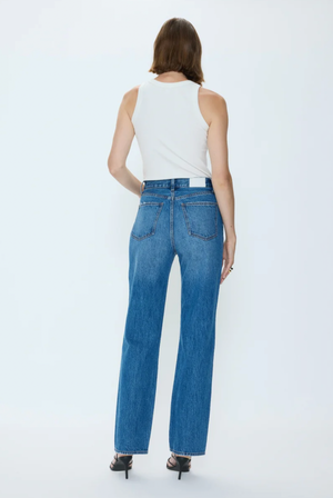 Pistola Cassie Denim Straight Jeans in Capri