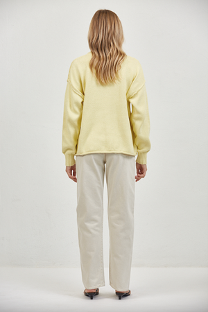 Eden Yellow Sweater Top
