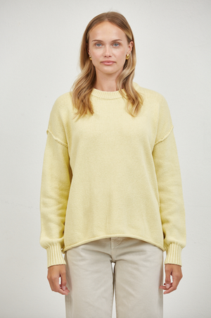 Eden Yellow Sweater Top