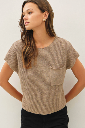 Dolman Patch Pocket Boxy Knit - 5 Colors