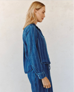Bella Dahl Long Sleeve Cropped Denim Shirt