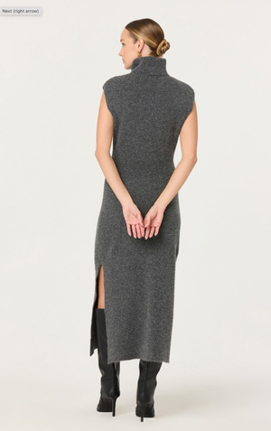 Astr the Label Roxanna Charcoal Sweater Dress