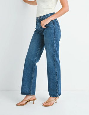 Relaxed Straight Jean in Dark Denim