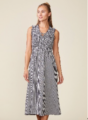 Smocked Top Gingham Dress