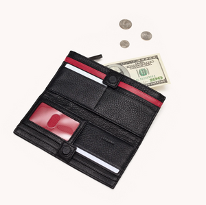 Hammit 110 North Black Wallet in Gunmetal