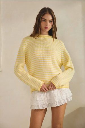 Everyday Cozy Stripe Knit Sweater