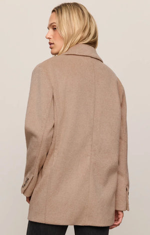 Z Supply Hutton Oversize Blazer in Classic Camel