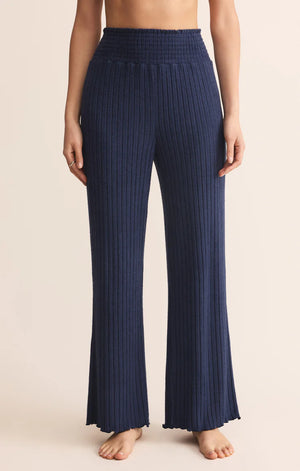 Z Supply Dawn Smocked Rib Pant