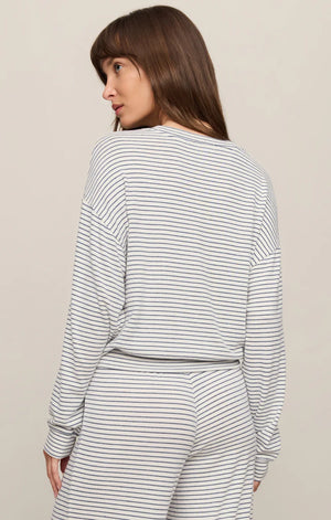 Z Supply Classic Eclipse Stripe Long Sleeve Top
