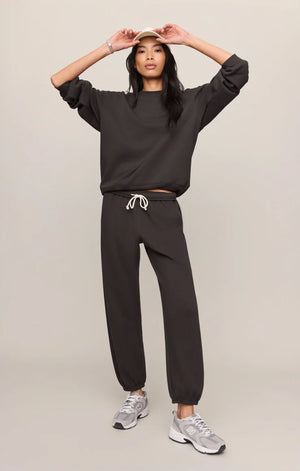 Z Supply Uptown Jogger in Ash Black