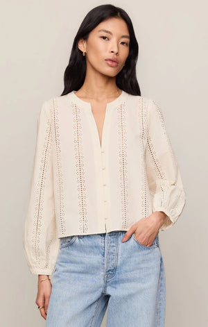Z Supply Louella Cloud Button Up Top