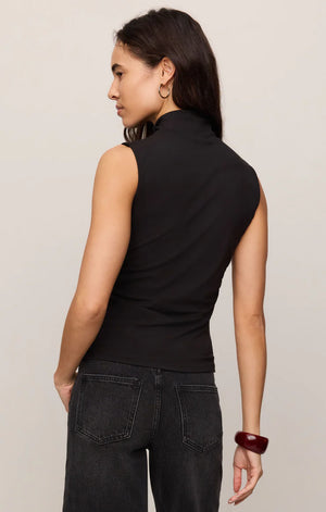 Z Supply Silva High Neck Tank in Black