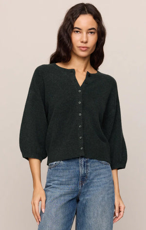 Z Supply Valor Cardigan in Emerald Grove