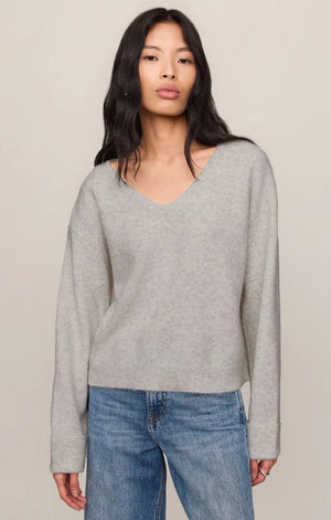 Z Supply Cerro Sweater in Feather Grey