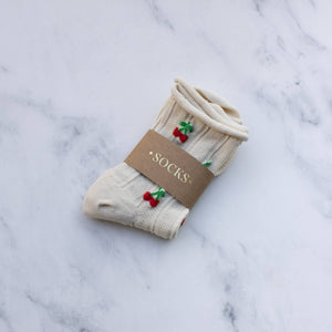 Women's Vintage Cherry Socks