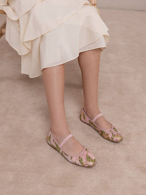 The London Ballet Pointe Flat in Rose Garden