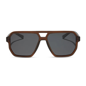 DIFF Cameron Whiskey + Grey Polarized Sunglasses