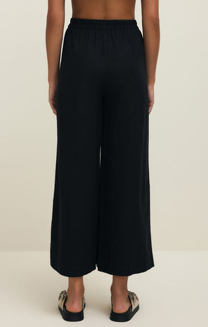 Z Supply Scout Black Linen Pant