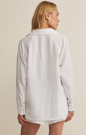 Z Supply The Perfect Airy White Top
