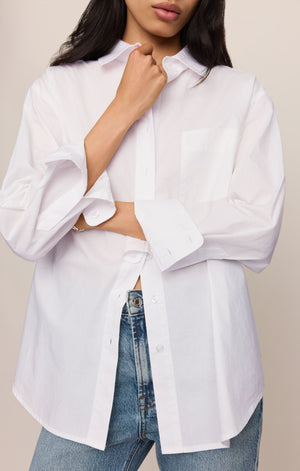 Z Supply The Gallery Button Up in White