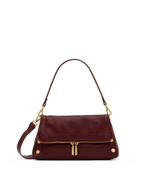 Hammitt_Beverly_Med_Bag_in_Cherrywood_Pebble/Brushed_Gold