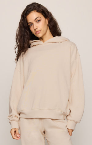 Z Supply First Quarter Hoodie in Frosted Pearl