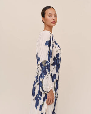 Bella Dahl Pleated Tie Front Top