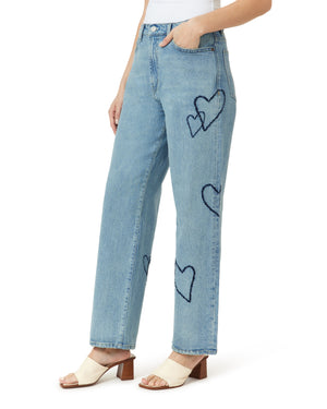Habitual Wythe Heart Relaxed Straight Leg Jeans