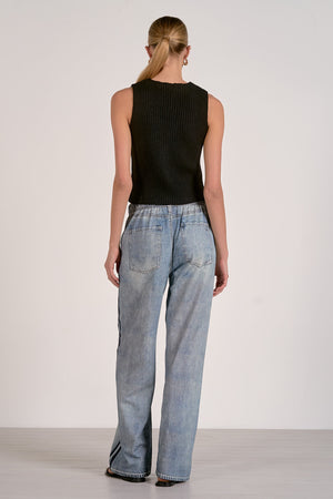 Jeans Faux Track Pants