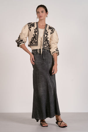 Jacket Tie Front Boho Jacket