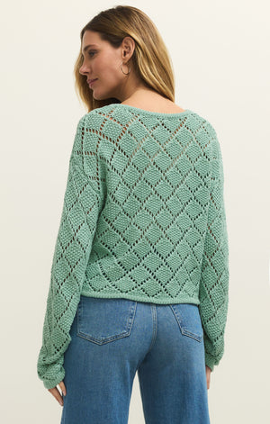 Z Supply Hullen Crochet Sweater - 2 Colors