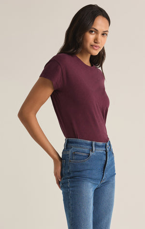 Z Supply MODERN SLUB TEE - Berry