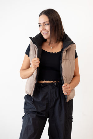 Kansas Reversible Puffer Vest
