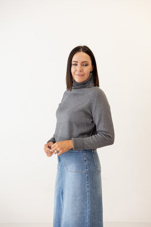 Pugliese Solid Turtleneck Sweater - Three Colors