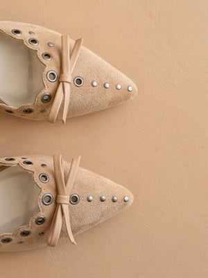 The Meridian Sand Kitten Summer Heel